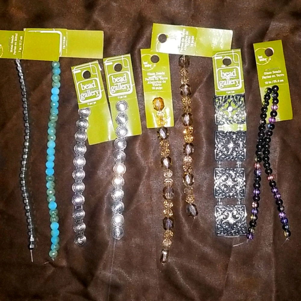 Glass and Metal & Crystal Beads Jewelry Making